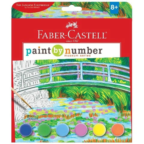 Faber-Castell Red Box Paint by Number Museum Series Japanese Footbridge - Treasure Island Toys
