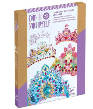 Djeco Art Kit - DIY Princess Tiara Mosaics - Treasure Island Toys
