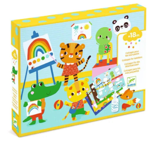 Djeco Art Kit - My First Collage The Day - Treasure Island Toys