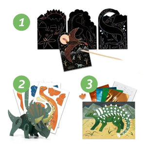 Djeco Art Kit - Multi-Activity Dinosaur Box