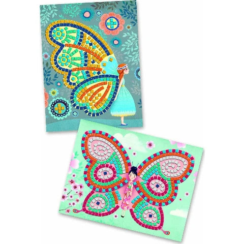 Djeco Art Kit - Mosaics Butterflies - Treasure Island Toys