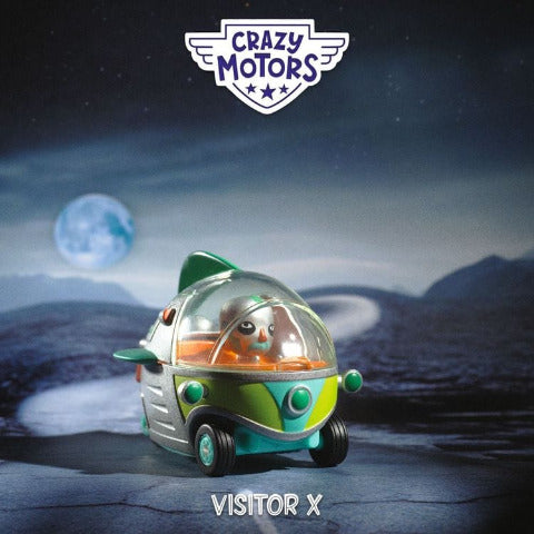 Djeco Crazy Motors - Visitor X - Treasure Island Toys