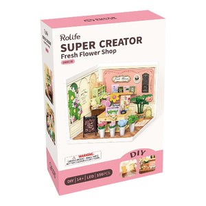 Rolife Super Creator Miniature House Fresh Flower Shop
