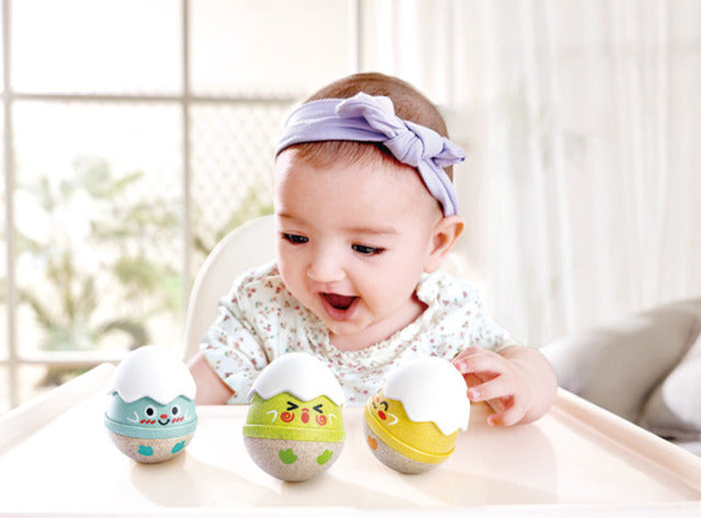 Hape Baby Happy Hatchlings Wobble Eggs - Treasure Island Toys