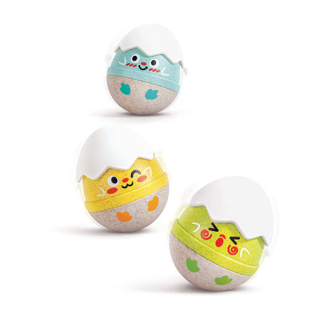 Hape Baby Happy Hatchlings Wobble Eggs - Treasure Island Toys