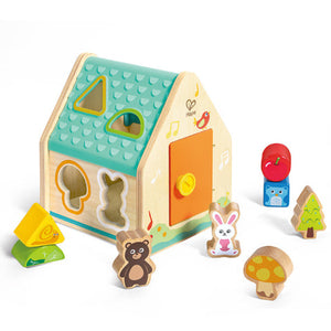 Hape Toddler Critter House Shape Sorter - Treasure Island Toys