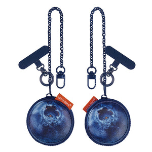 Let's Roll Fruit Bag Charm Blueberry
