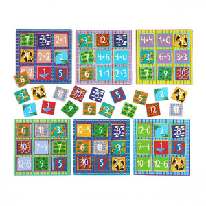 eeBoo Game - Simple Math Bingo - Treasure Island Toys
