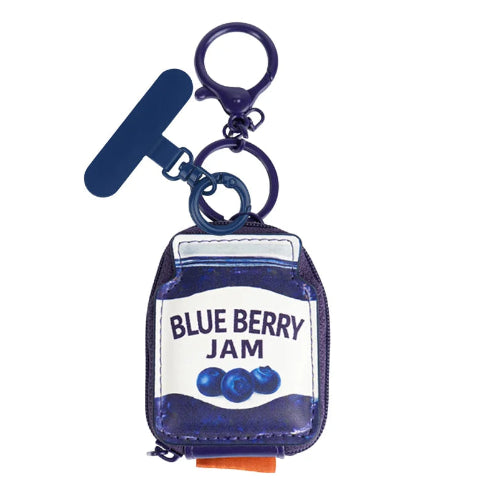 Let's Roll Jam Bag Charm Blueberry