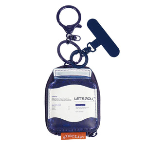 Let's Roll Jam Bag Charm Blueberry
