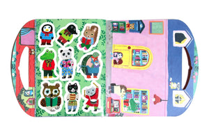 eeBoo Shiny Stickers Cat's Apartment Stickers - Treasure Island Toys