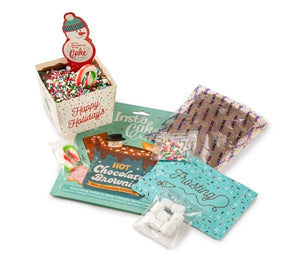 InstaCake Holiday Hot Chocolate Brownie - Chocolate Frosting - Treasure Island Toys