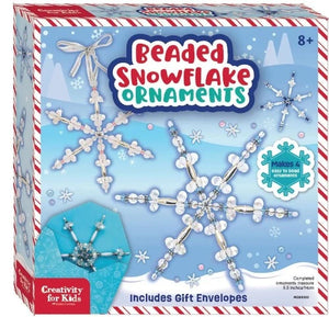 Creativity for Kids Holiday Make Your Own Beaded Snowflake Ornaments