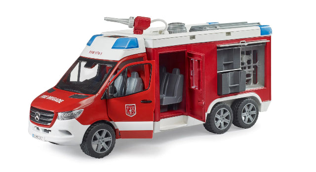 Bruder MB Sprinter Fire Engine with Lights & Sound Module - Treasure Island Toys