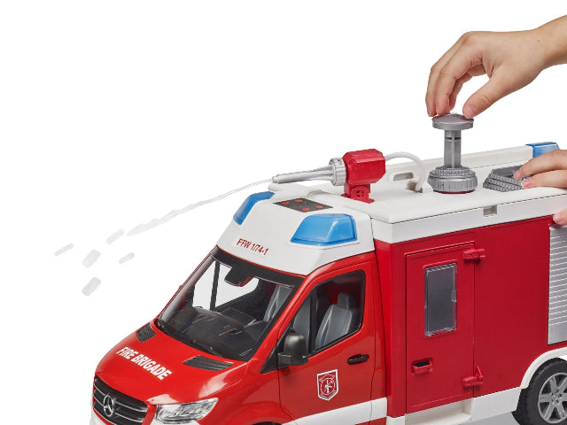 Bruder MB Sprinter Fire Engine with Lights & Sound Module - Treasure Island Toys