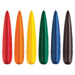 Faber-Castell Little Creatives Easy Grip Crayons Bulb, 6 Pack