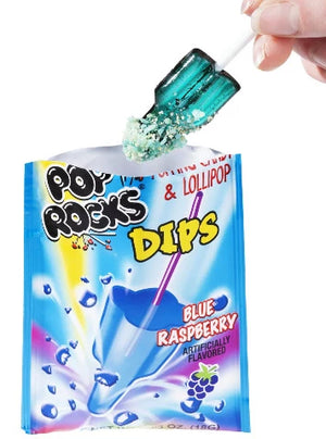 Pop Rocks Dips Blue Raspberry - Treasure Island Toys