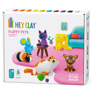 Hey Clay Fluffy Pets - Treasure Island Toys
