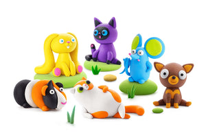 Hey Clay Fluffy Pets - Treasure Island Toys