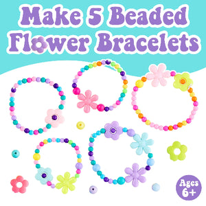 Creativity for Kids Mini Kit Beaded Flower Bracelet - Treasure Island Toys