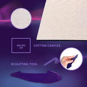 OKTO Sensory Art 3D Painting Starry Nights - Treasure Island Toys