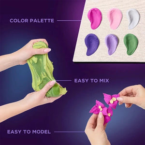 OKTO Sensory Art Wood & Craft Flowers, Inspiration - Treasure Island Toys