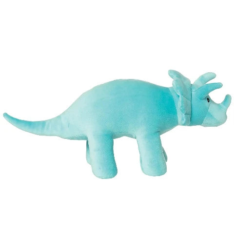 Manhattan Toys Velveteen Dino Spike Triceratops - Treasure Island Toys