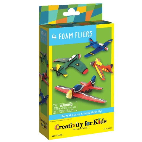 Creativity for Kids Mini Kit 4 Foam Flyers - Treasure Island Toys