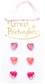 Great Pretenders Fashion - Boutique Earrings Holo Heart Studded - Treasure Island Toys