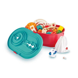 Hape Quadrilla Stack Track Bucket Set - Treasure Island Toys