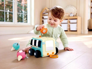 Hape Toddler Sensory Scoop Ice Cream Truck - Treasure Island Toys