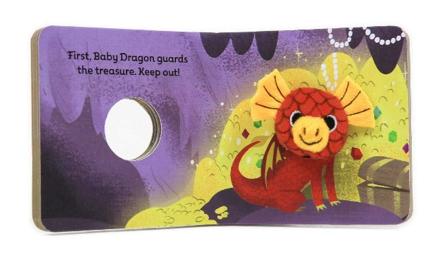 Finger Puppet Book - Baby Dragon - Treasure Island Toys