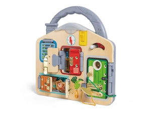 Hape Toddler Lock & Learn Playboard - Treasure Island Toys