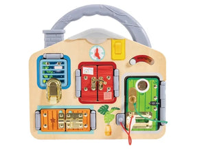 Hape Toddler Lock & Learn Playboard - Treasure Island Toys