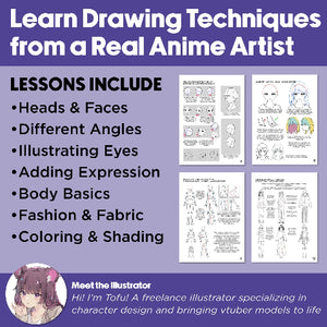 Faber-Castell Anime Drawing Kit Shojo Edition