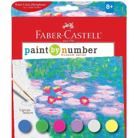 Faber-Castell Red Box Paint by Number Museum Series Water Lilies - Treasure Island Toys