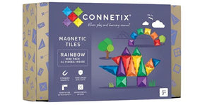 Connetix Tiles Rainbow Mini Pack, 24 Pieces