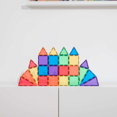 Connetix Tiles Rainbow Mini Pack, 24 Pieces