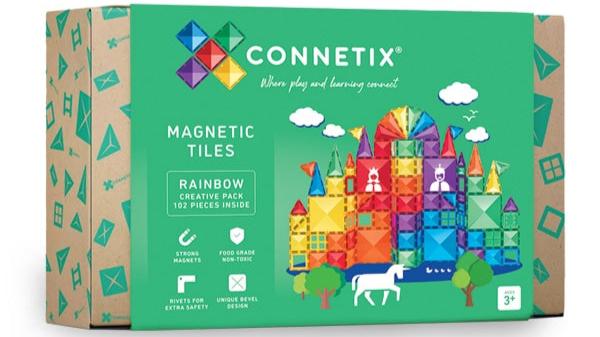 Connetix Tiles Rainbow Creative Pack, 102 Pieces