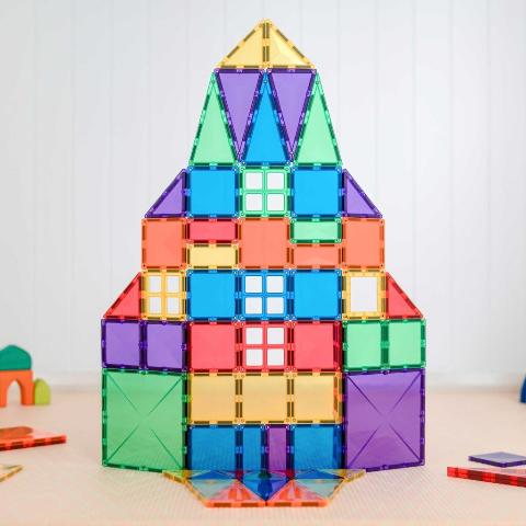 Connetix Tiles Rainbow Creative Pack, 102 Pieces - Treasure Island Toys