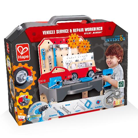 Hape Pretend Vehicle Service & Repair Workbench