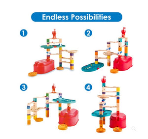 Hape Quadrilla Stack Track Bucket Set - Treasure Island Toys