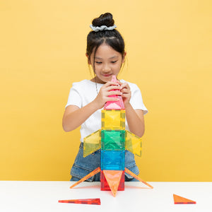 Connetix Tiles Light-up Rocket Pack, 30 Pieces