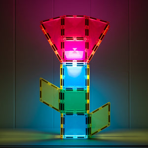 Connetix Tiles Light-up Rocket Pack, 30 Pieces
