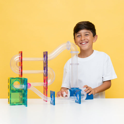 Connetix Tiles Ball Run Launcher, 47 Pieces