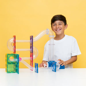 Connetix Tiles Ball Run Launcher, 47 Pieces