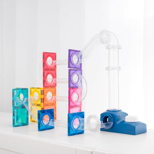 Connetix Tiles Ball Run Launcher, 47 Pieces