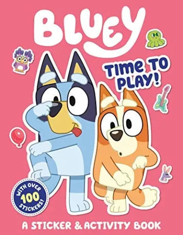 Bluey Time to Play: A Sticker & Activity Book - Treasure Island Toys