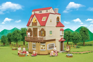 Calico Critters Gift House - Red Roof Grand Mansion - Treasure Island Toys