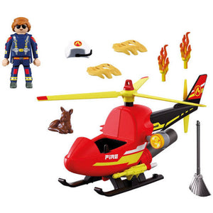 Playmobil City Action Fire Fighting Helicopter